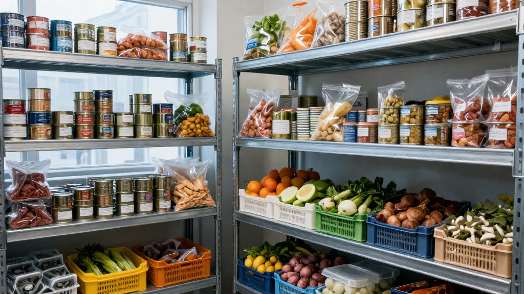Склад судовых продуктов питания в порту Санкт-Петербурга